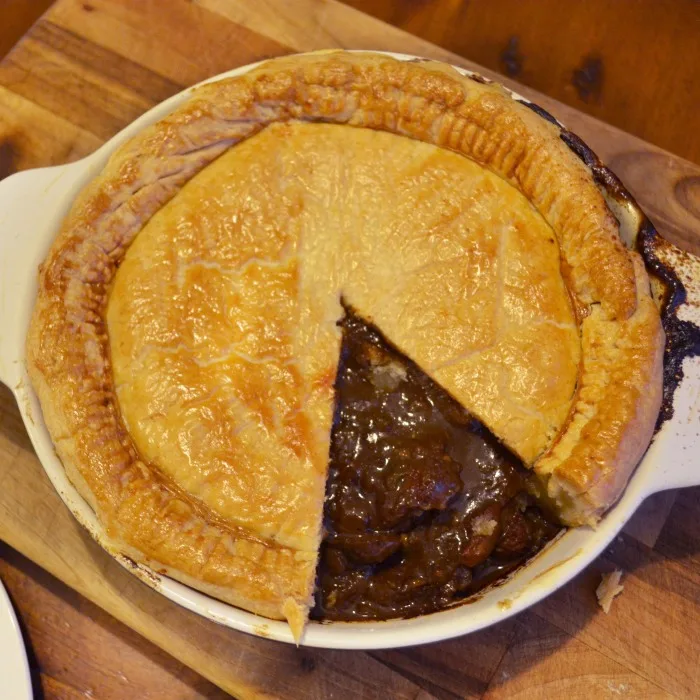 Beef and Oyster pie